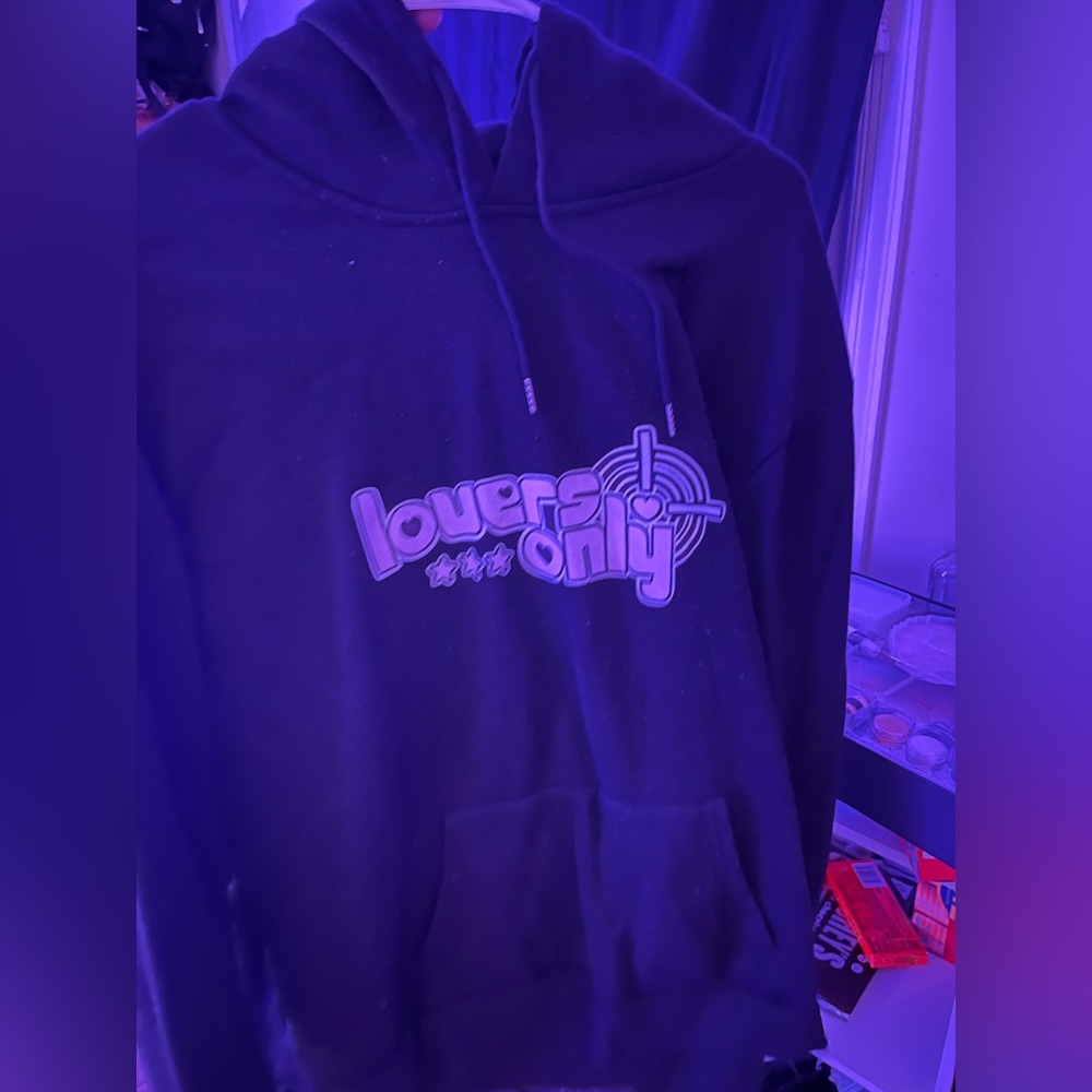lovers only black hoodie
